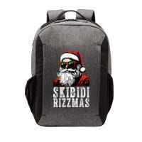 Skibidi Rizzmas Christmas Rizz Santa Claus Vector Backpack