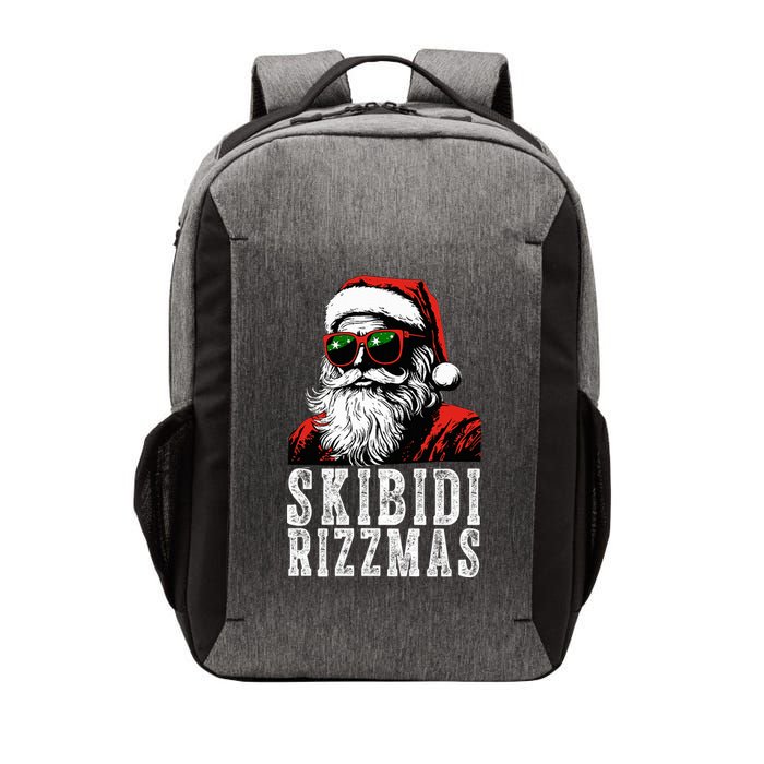 Skibidi Rizzmas Christmas Rizz Santa Claus Vector Backpack
