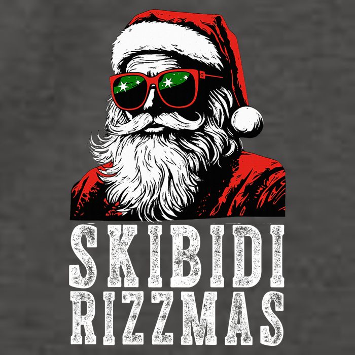 Skibidi Rizzmas Christmas Rizz Santa Claus Vector Backpack