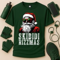 Skibidi Rizzmas Christmas Rizz Santa Claus Cooling Performance Crew T-Shirt