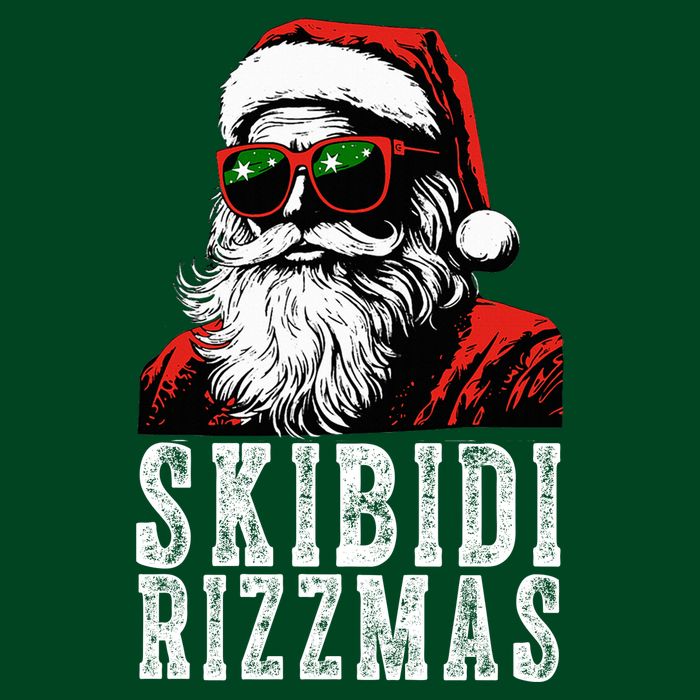 Skibidi Rizzmas Christmas Rizz Santa Claus Cooling Performance Crew T-Shirt