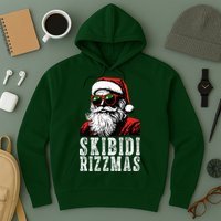 Skibidi Rizzmas Christmas Rizz Santa Claus Hoodie