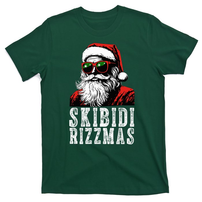 Skibidi Rizzmas Christmas Rizz Santa Claus T-Shirt