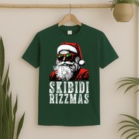Skibidi Rizzmas Christmas Rizz Santa Claus T-Shirt
