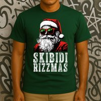 Skibidi Rizzmas Christmas Rizz Santa Claus T-Shirt