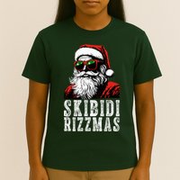 Skibidi Rizzmas Christmas Rizz Santa Claus T-Shirt