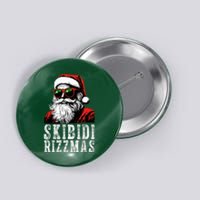 Skibidi Rizzmas Christmas Rizz Santa Claus Button