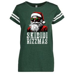 Skibidi Rizzmas Christmas Rizz Santa Claus Enza Ladies Jersey Football T-Shirt