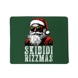 Skibidi Rizzmas Christmas Rizz Santa Claus Mousepad