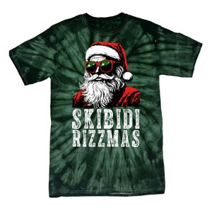 Skibidi Rizzmas Christmas Rizz Santa Claus Tie-Dye T-Shirt