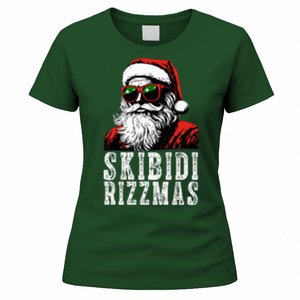 Skibidi Rizzmas Christmas Rizz Santa Claus Women's T-Shirt