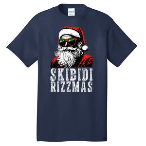 Skibidi Rizzmas Christmas Rizz Santa Claus Tall T-Shirt