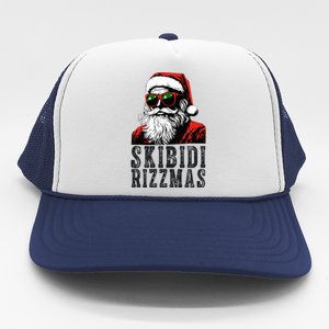 Skibidi Rizzmas Christmas Rizz Santa Claus Trucker Hat