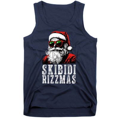 Skibidi Rizzmas Christmas Rizz Santa Claus Tank Top