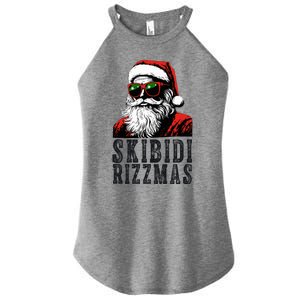 Skibidi Rizzmas Christmas Rizz Santa Claus Women's Perfect Tri Rocker Tank