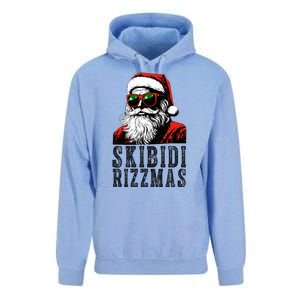 Skibidi Rizzmas Christmas Rizz Santa Claus Unisex Surf Hoodie