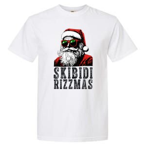 Skibidi Rizzmas Christmas Rizz Santa Claus Garment-Dyed Heavyweight T-Shirt