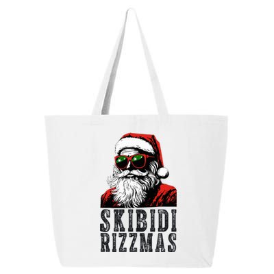 Skibidi Rizzmas Christmas Rizz Santa Claus 25L Jumbo Tote