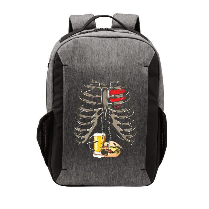 Skeleton Rib Cage Beer Burger Xray Funny Halloween Gift Vector Backpack