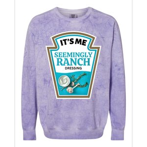 Seemingly Ranch Costume Colorblast Crewneck Sweatshirt