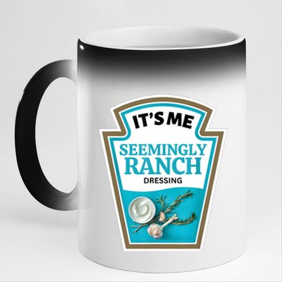 Seemingly Ranch Costume 11oz Black Color Changing Mug