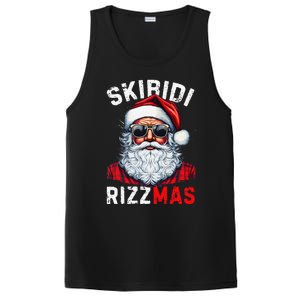 Skibid.I Rizzmas Christmas Rizz Santa Claus Charisma Xmas PosiCharge Competitor Tank