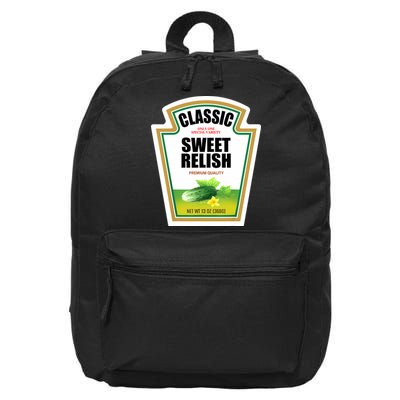 Sweet Relish Condiment Group Halloween Costume 16 in Basic Backpack