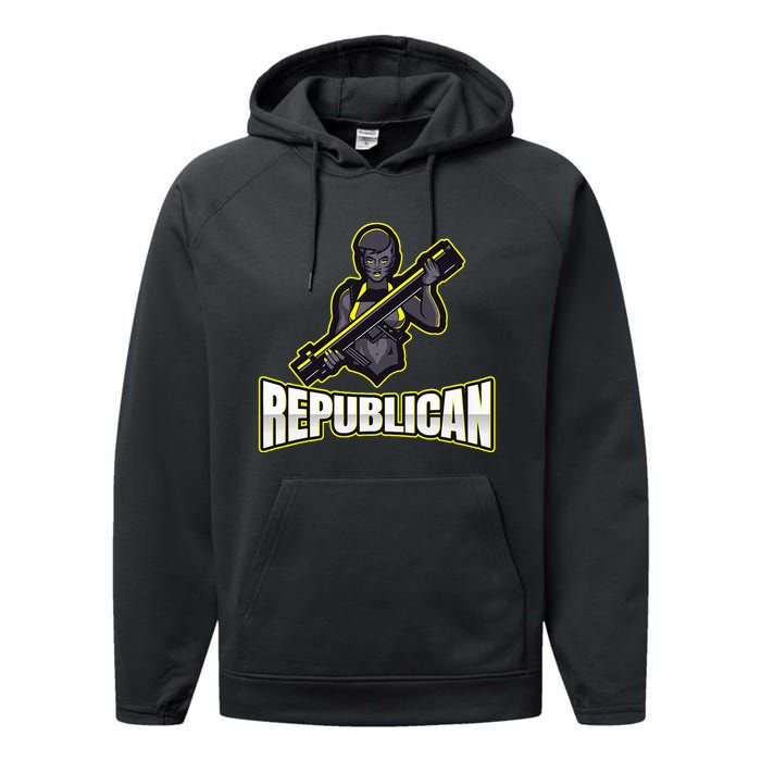 Strategic Republican Commander Performance Fleece Hoodie