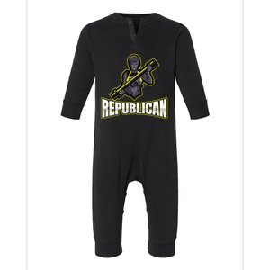 Strategic Republican Commander Infant Fleece One Piece