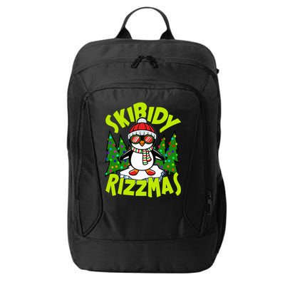Skibidy Rizzmas Christmas Rizz Penguin Meme City Backpack
