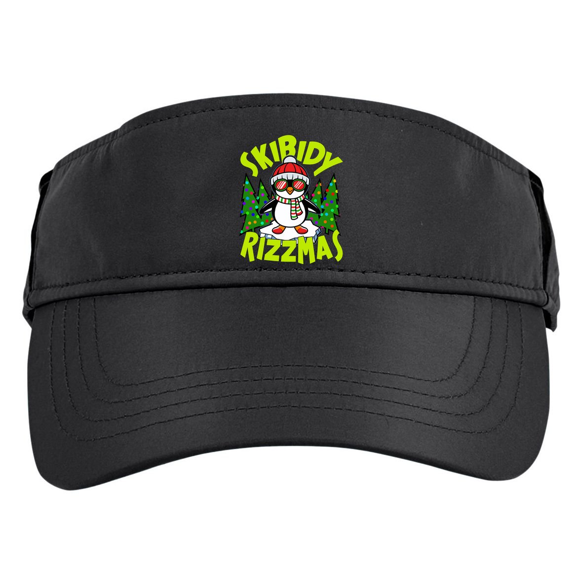 Skibidy Rizzmas Christmas Rizz Penguin Meme Adult Drive Performance Visor