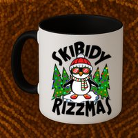 Skibidy Rizzmas Christmas Rizz Penguin Meme Mug