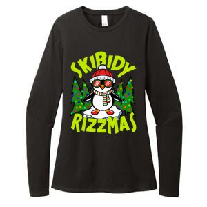 Skibidy Rizzmas Christmas Rizz Penguin Meme Womens CVC Long Sleeve Shirt