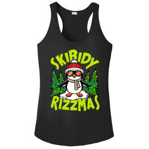 Skibidy Rizzmas Christmas Rizz Penguin Meme Ladies PosiCharge Competitor Racerback Tank