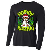 Skibidy Rizzmas Christmas Rizz Penguin Meme Cooling Performance Long Sleeve Crew