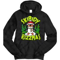 Skibidy Rizzmas Christmas Rizz Penguin Meme Tie Dye Hoodie