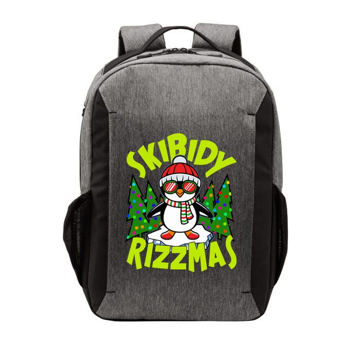 Skibidy Rizzmas Christmas Rizz Penguin Meme Vector Backpack