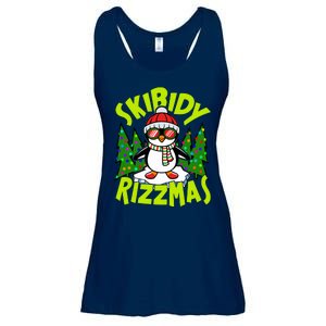 Skibidy Rizzmas Christmas Rizz Penguin Meme Ladies Essential Flowy Tank