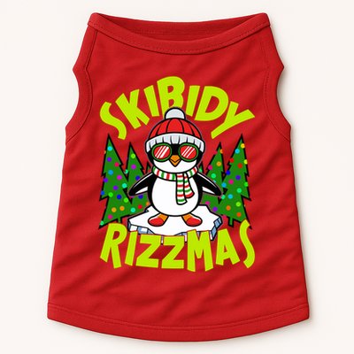 Skibidy Rizzmas Christmas Rizz Penguin Meme Doggie Tank