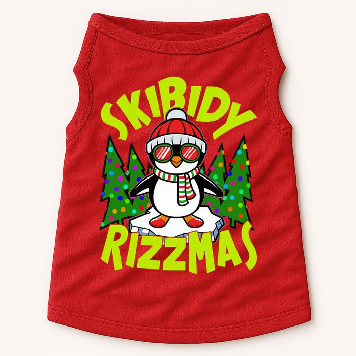 Skibidy Rizzmas Christmas Rizz Penguin Meme Doggie Tank