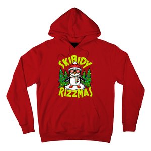 Skibidy Rizzmas Christmas Rizz Penguin Meme Hoodie