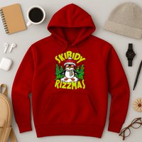 Skibidy Rizzmas Christmas Rizz Penguin Meme Hoodie