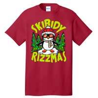 Skibidy Rizzmas Christmas Rizz Penguin Meme Tall T-Shirt