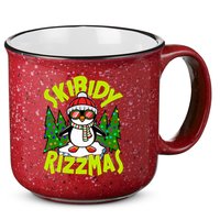 Skibidy Rizzmas Christmas Rizz Penguin Meme 15oz Campfire Ceramic Mug