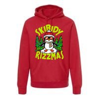 Skibidy Rizzmas Christmas Rizz Penguin Meme Premium Hoodie