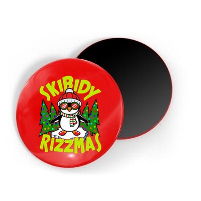 Skibidy Rizzmas Christmas Rizz Penguin Meme Magnet