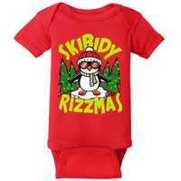 Skibidy Rizzmas Christmas Rizz Penguin Meme Baby Bodysuit