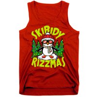 Skibidy Rizzmas Christmas Rizz Penguin Meme Tank Top