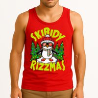 Skibidy Rizzmas Christmas Rizz Penguin Meme Tank Top