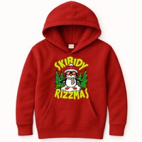 Skibidy Rizzmas Christmas Rizz Penguin Meme Kids Hoodie